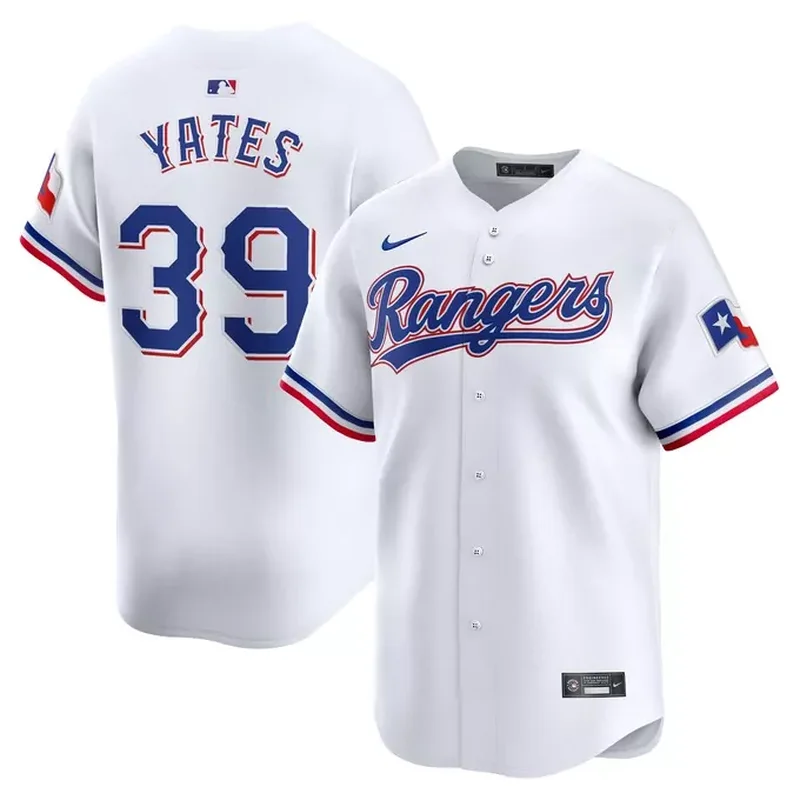 Texas Rangers Alternate Vapor Premier Elite Patch Jersey Royal - Image 4