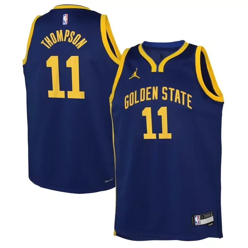 Baron Davis Golden State Warriors Classics 2006/07 Jersey Navy - Image 3