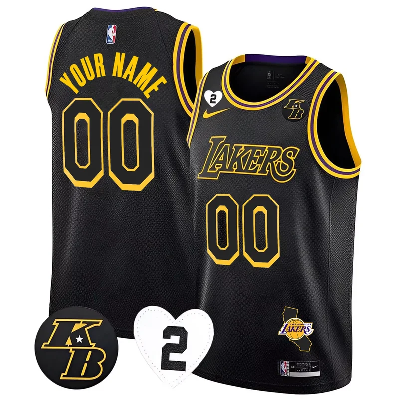 City LeBron James los angeles lakers 2023 jersey collection all stitched - Image 3
