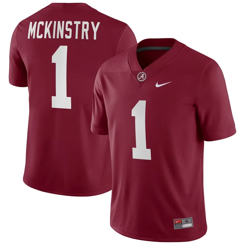 Jermaine Burton Alabama Crimson Tide Player Jersey - Crimson - Image 4
