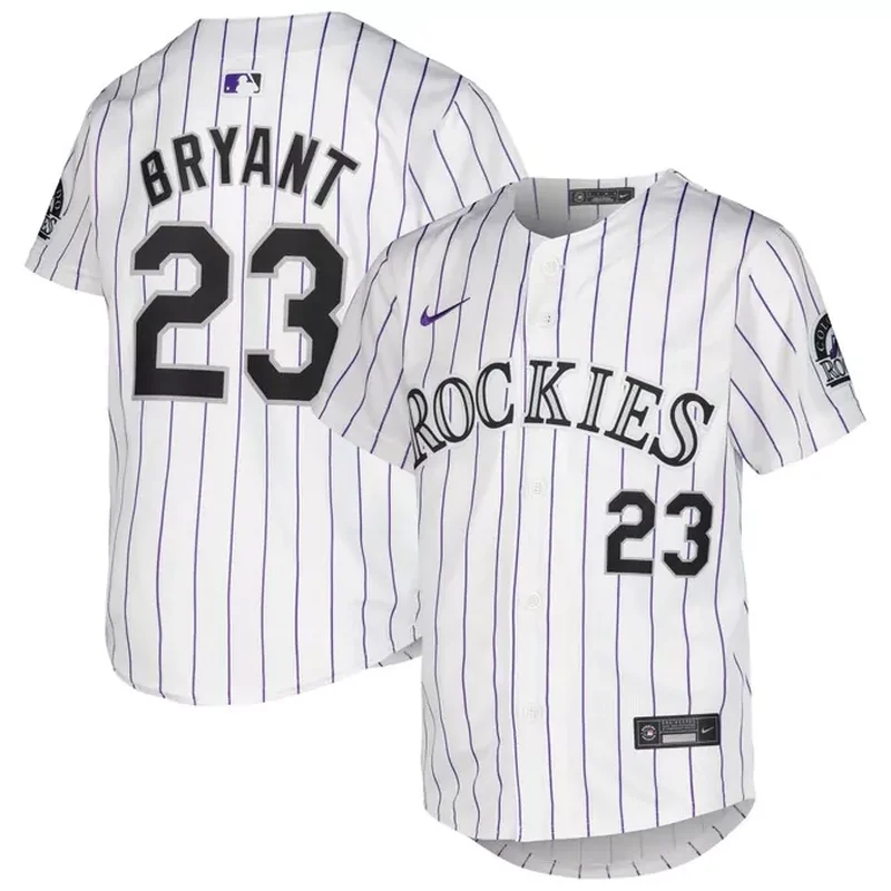 Cal Quantrill Colorado Rockies Home Player Jersey White - Image 3