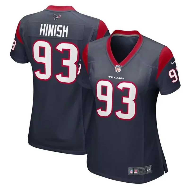 David Carr Houston Texans Womens Game Retired Player Jersey Navy - Image 4