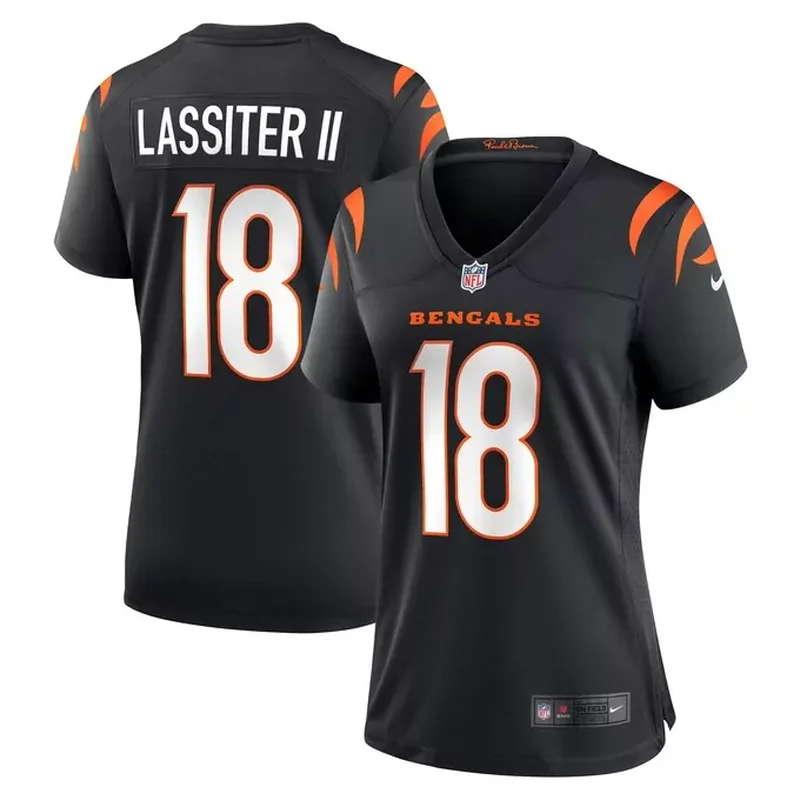 Kwamie Lassiter II Cincinnati Bengals Womens Game Player Jersey Black