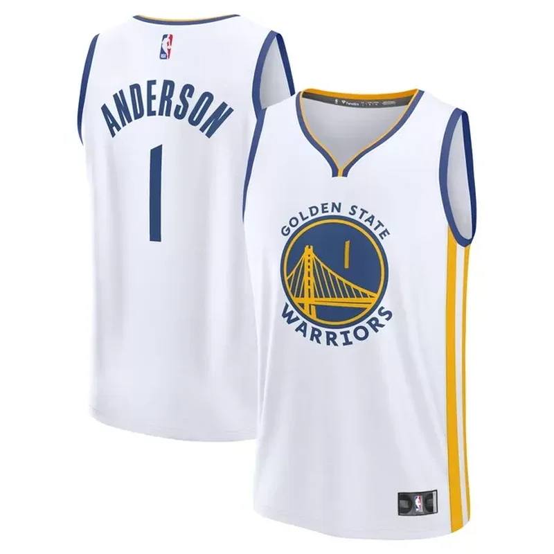 Baron Davis Golden State Warriors 2006/07 Classics Fadeaway Player Jersey Navy/Orange - Image 3