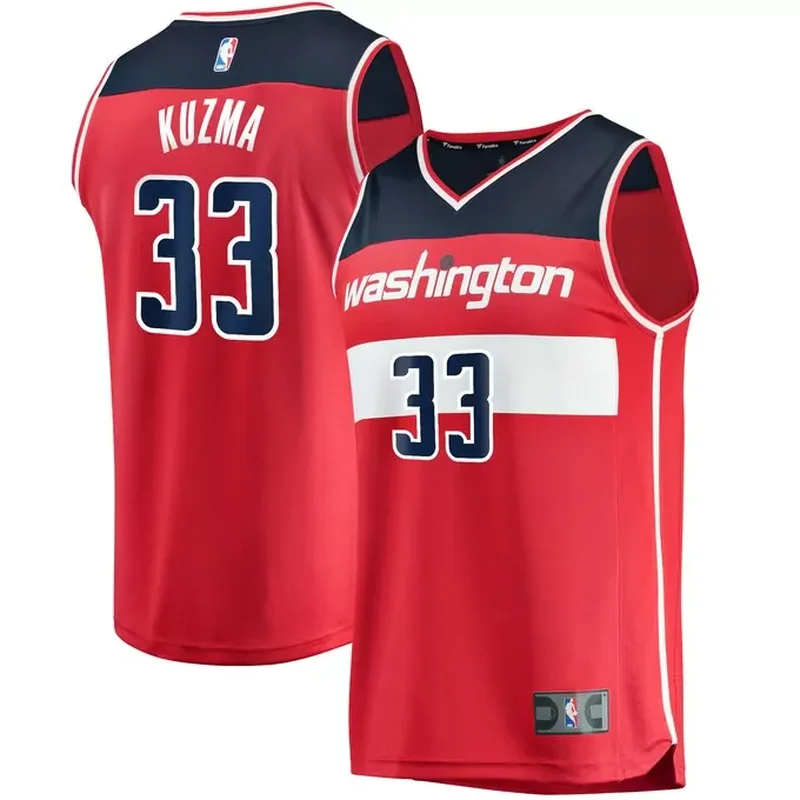 Kyle Kuzma Washington Wizards Fast Break Jersey Icon Edition Red