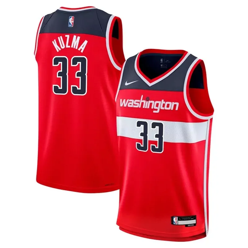Kyle Kuzma Washington Wizards Jersey Icon Edition Red