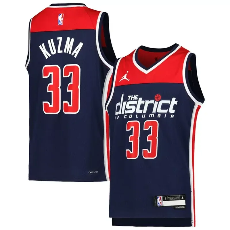 Jordan Poole Washington Wizards Fast Break Player Jersey Association Edition White - Image 4