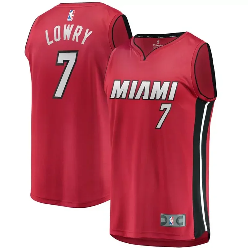 Kyle Lowry Miami Heat Fast Break Player Jersey Red Statement Edition