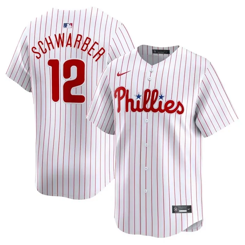 Nick Castellanos Philadelphia Phillies Home Player Jersey White - Image 4