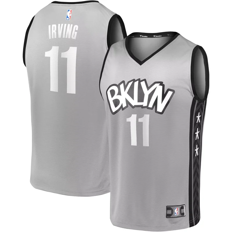 Kevin Durant Brooklyn Nets 2019 Fast Break Player Movement Jersey - Statement Edition - Charcoal NBA - Image 2