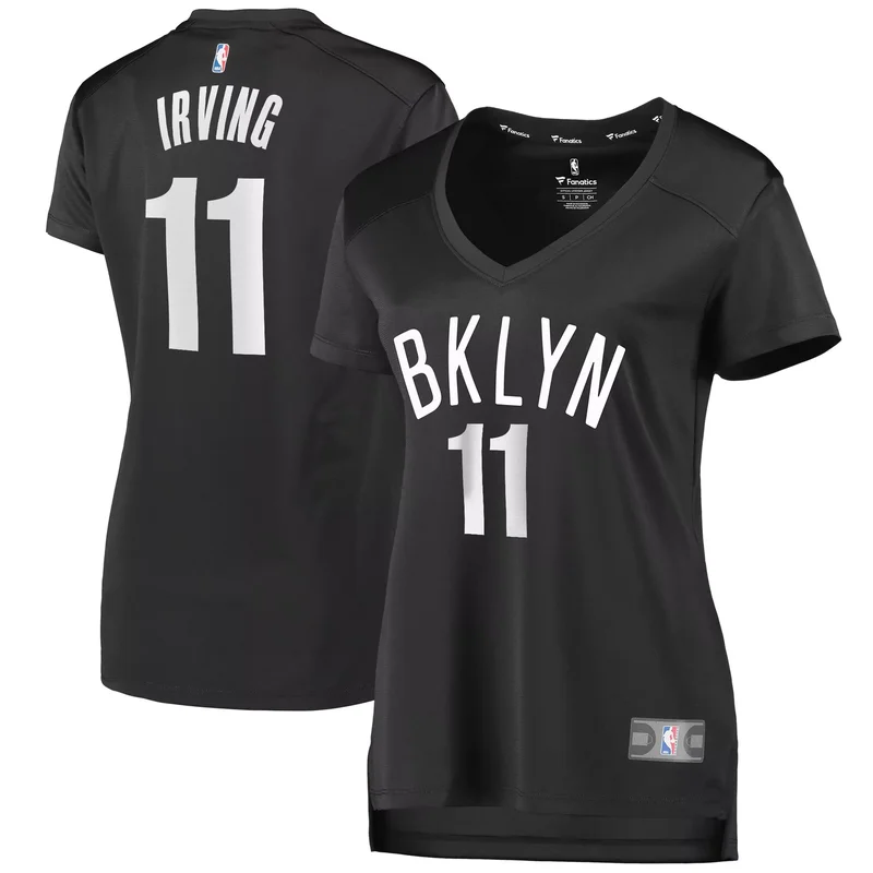 Kyrie Irving Brooklyn Nets Fast Break Player Jersey - Statement Edition - Charcoal NBA