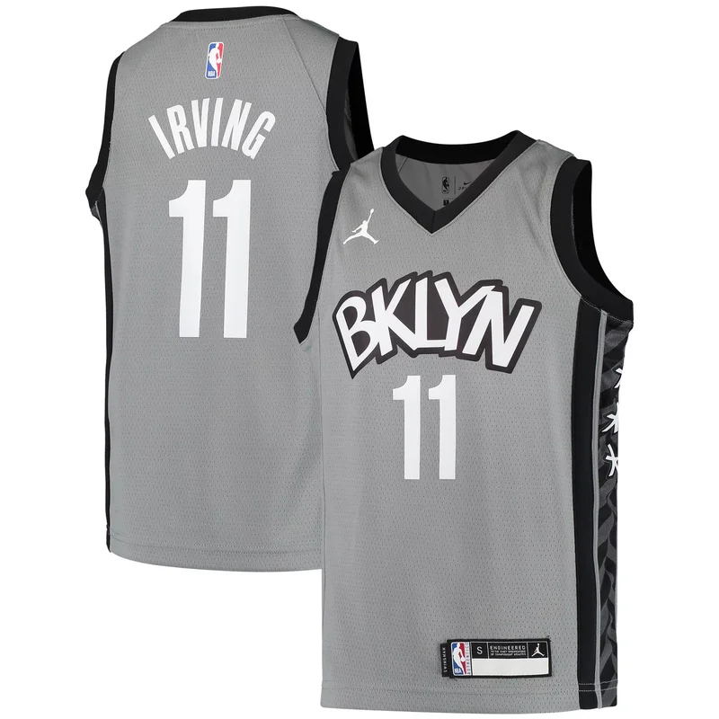 Nicolas Claxton Brooklyn Nets Fast Break Player Jersey - Statement Edition - Charcoal NBA - Image 3