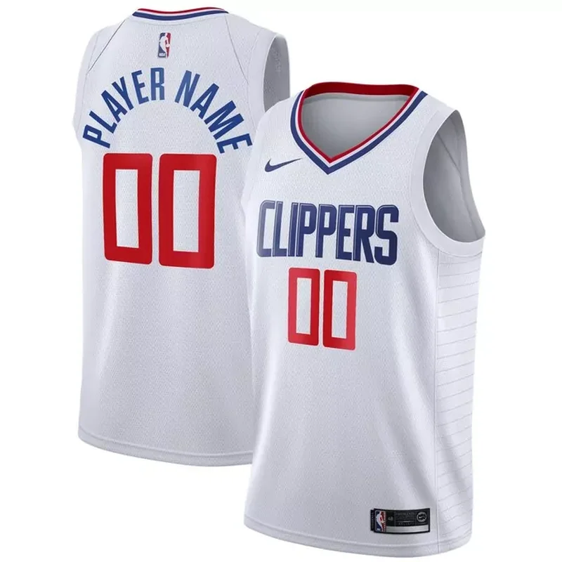 Ivica Zubac LA Clippers Fast Break Jersey Icon Edition Royal - Image 4