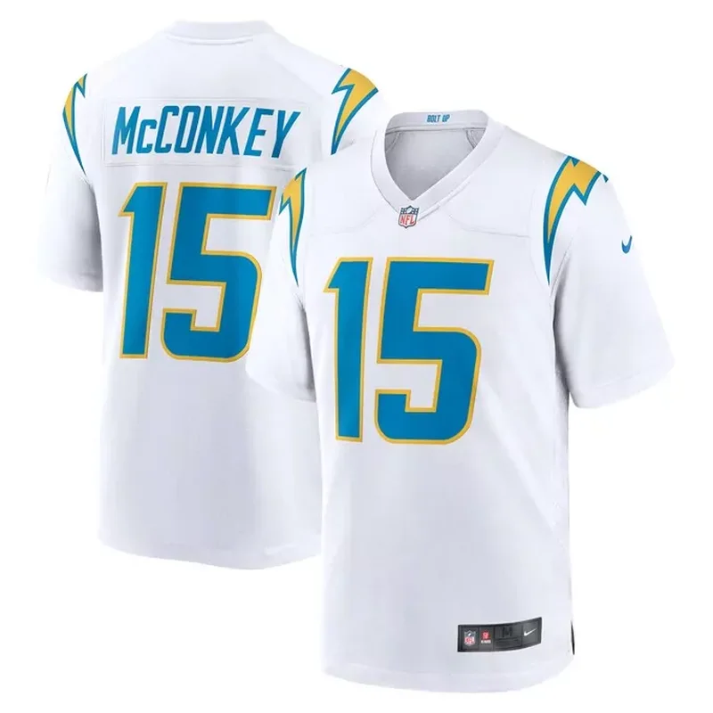 Ladd McConkey Los Angeles Chargers Game Jersey White