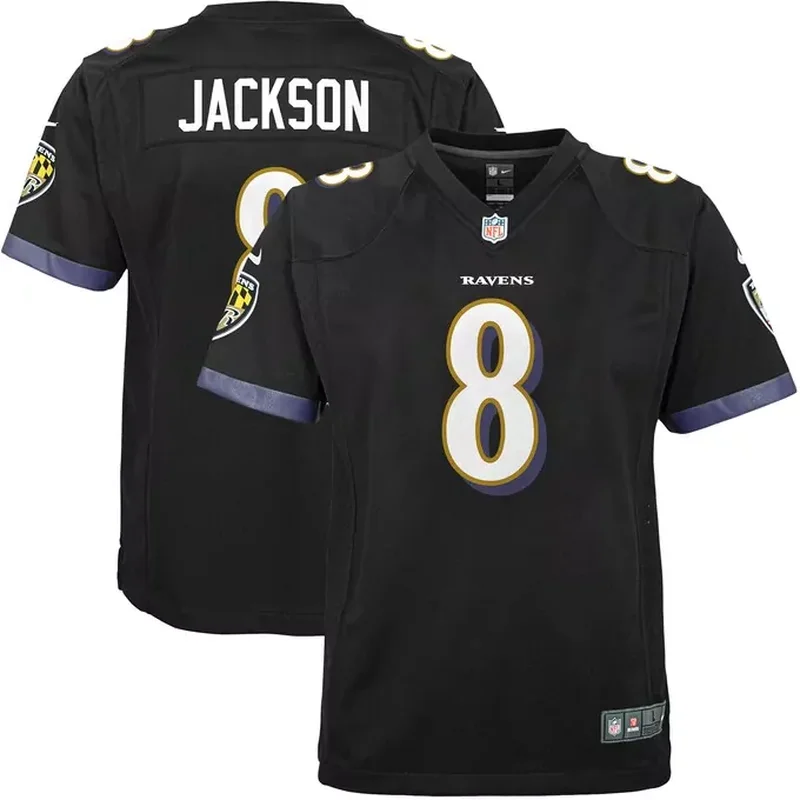 Lamar Jackson Baltimore Ravens Game Jersey Black