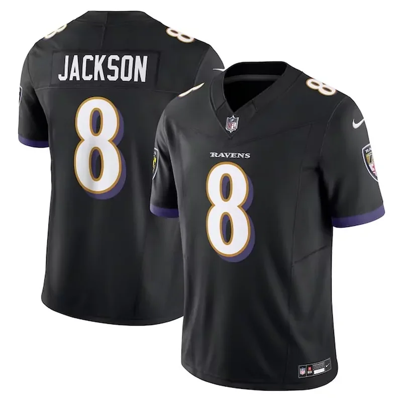 Lamar Jackson Baltimore Ravens Vapor Fuse Jersey Black