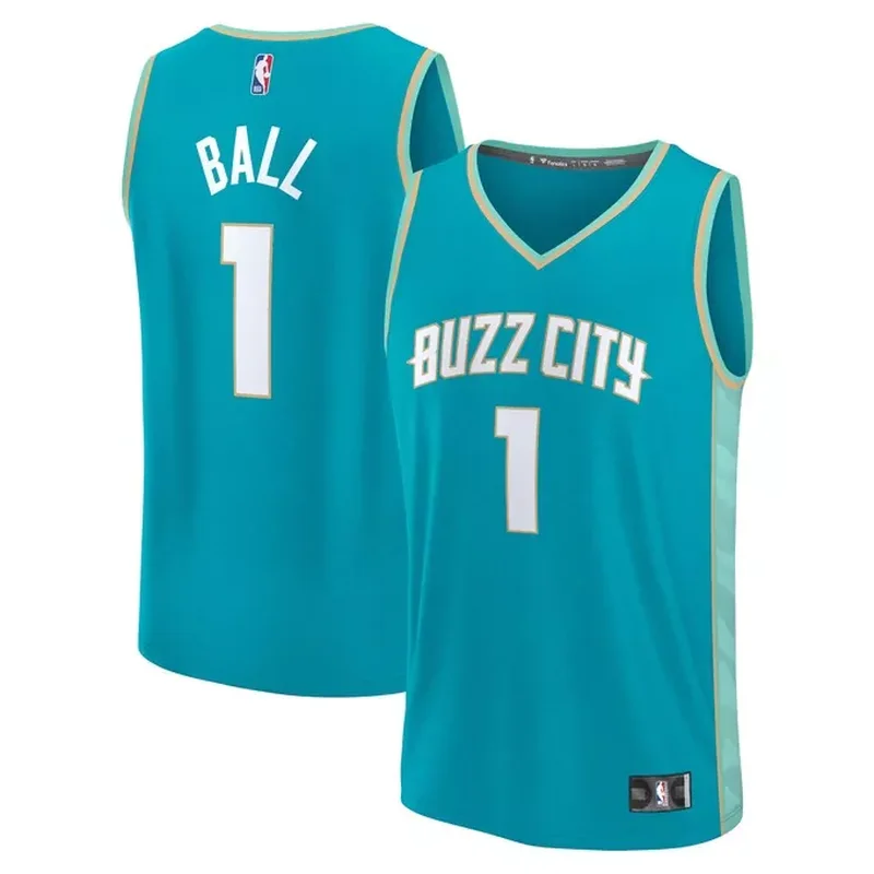 LaMelo Ball Charlotte Hornets Jordan Brand Preschool Player Jersey Icon Edition Teal - Image 2