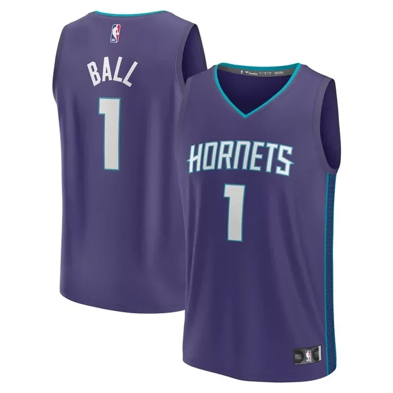 LaMelo Ball Charlotte Hornets Fast Break Player Jersey Statement Edition Purple