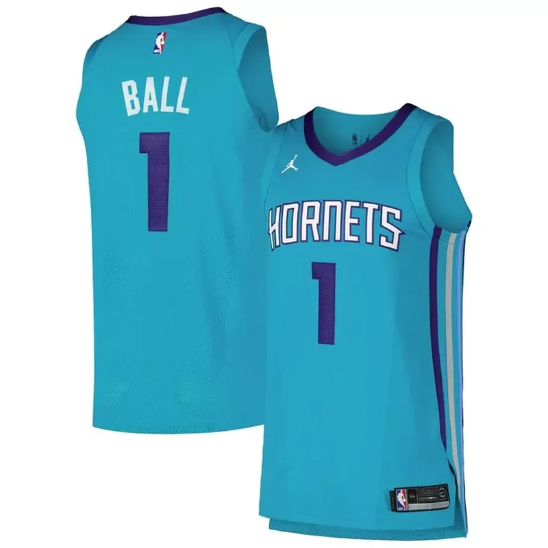 LaMelo Ball Charlotte Hornets Jordan Brand Player Jersey Icon Edition Teal