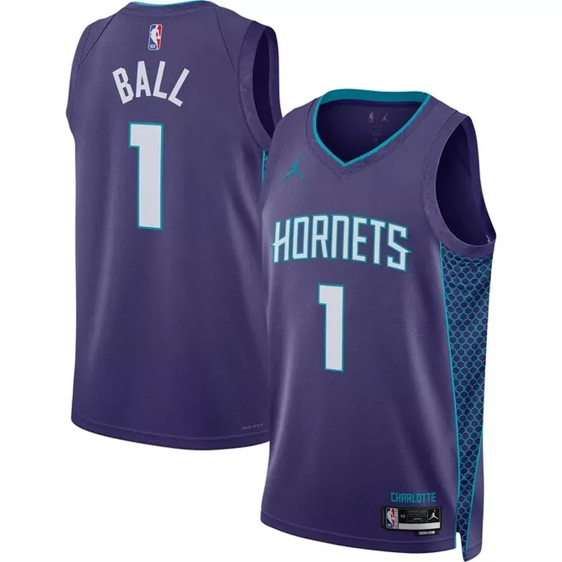 LaMelo Ball Charlotte Hornets Jordan Brand Unisex Jersey Statement Edition Purple