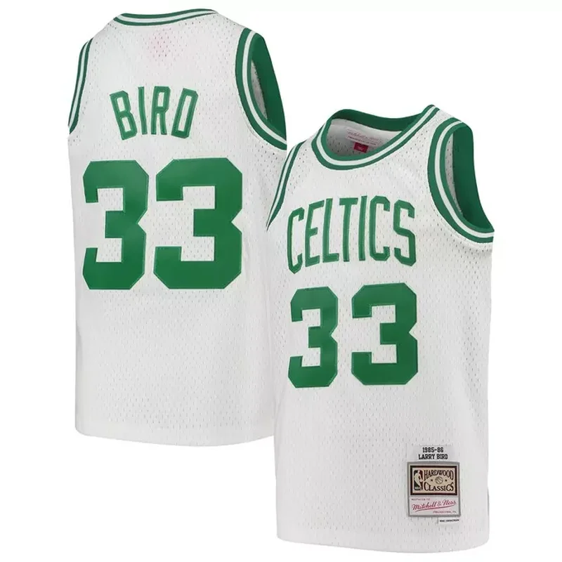 Larry Bird Boston Celtics 1985/86 Classics Jersey Kelly Green - Image 4