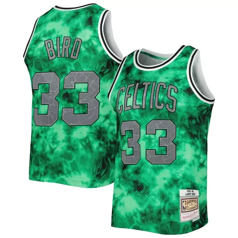 Larry Bird Boston Celtics 1985/86 Galaxy Jersey Kelly Green