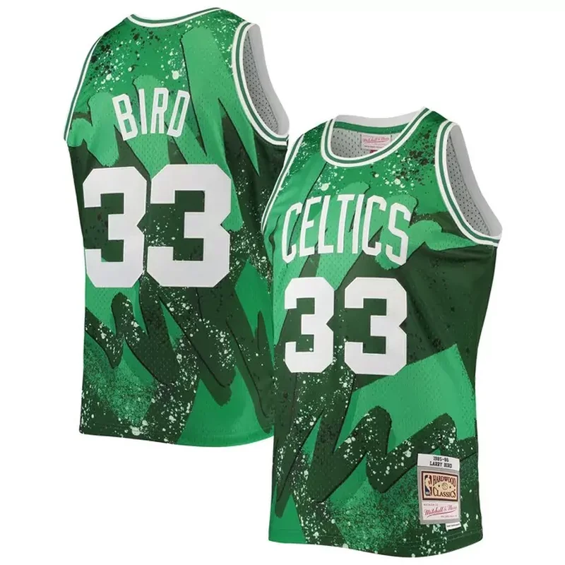 Kristaps Porzingis Boston Celtics Fast Break Player Jersey Statement Edition Black - Image 4