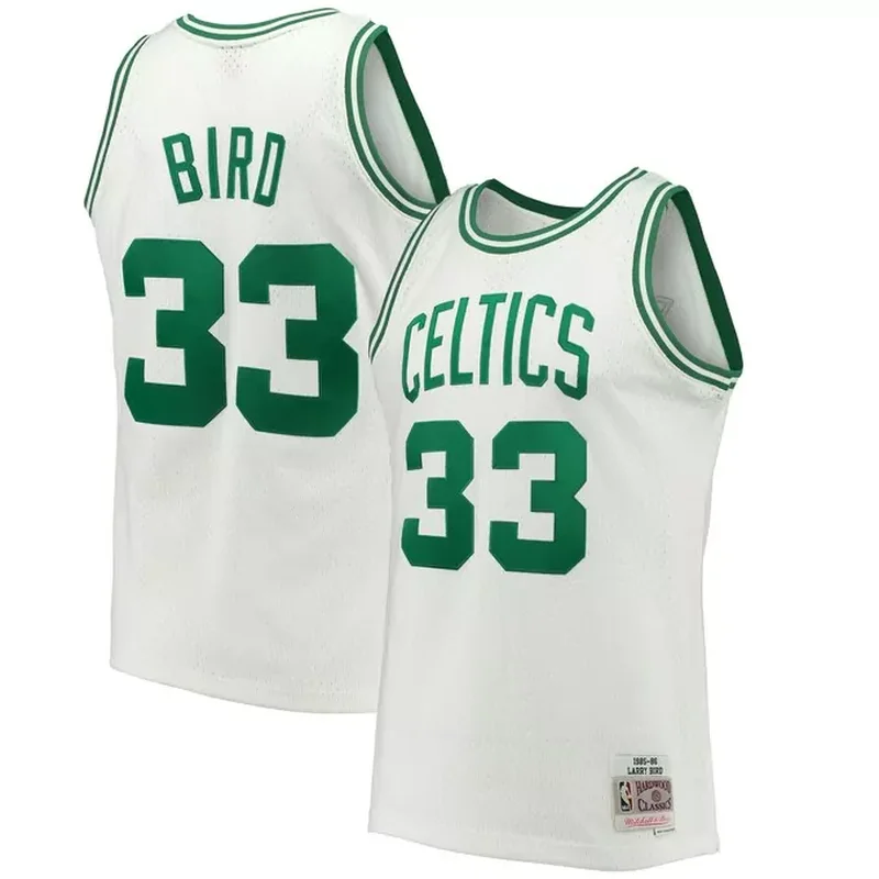 Larry Bird Boston Celtics Classics Jersey White