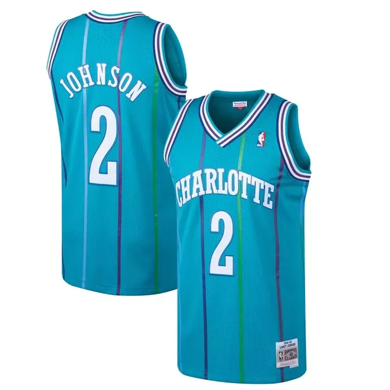 Tidjane Salaun Charlotte Hornets 2024 NBA Draft Fast Break Player Jersey Icon Edition Teal - Image 3