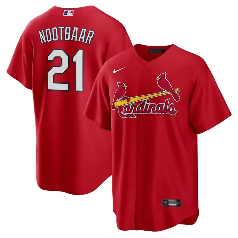 St Louis Cardinals 2024 City Connect Elite Jersey Red - Image 4