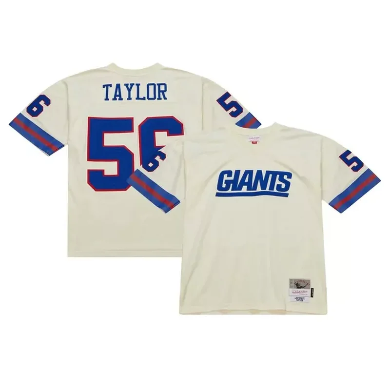 Michael Strahan New York Giants 1993 Throwback Retired Player Jersey Royal - Image 2