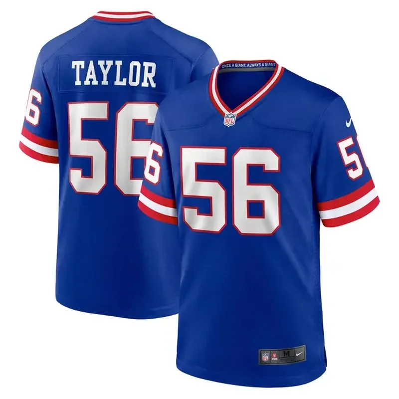 Lawrence Taylor New York Giants Classic Retired Player Game Jersey Royal