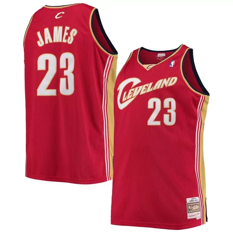 LeBron James Cleveland Cavaliers 2003/04 Classics Jersey Red