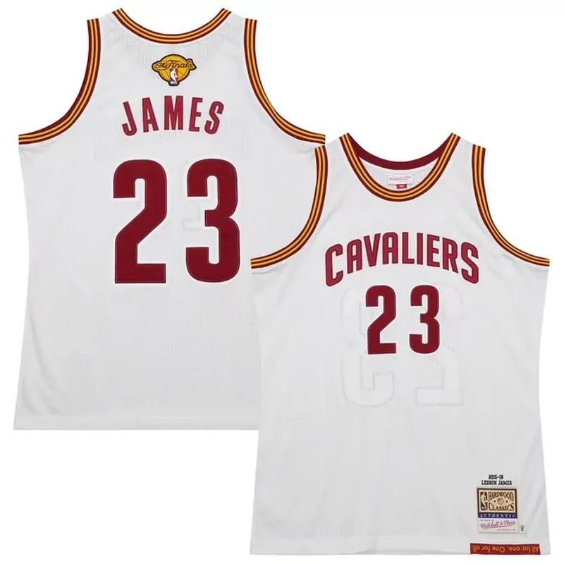 LeBron James Cleveland Cavaliers 2015/16 Classics Jersey Navy - Image 4