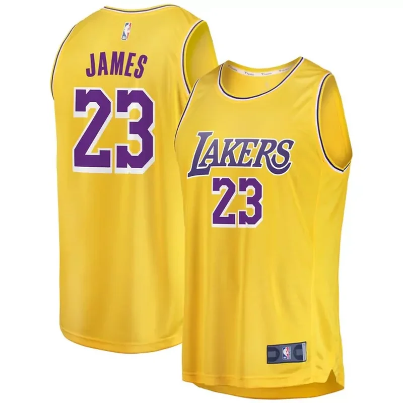 LeBron James Los Angeles Lakers 2019/20 Fast Break Jersey Gold Icon Edition