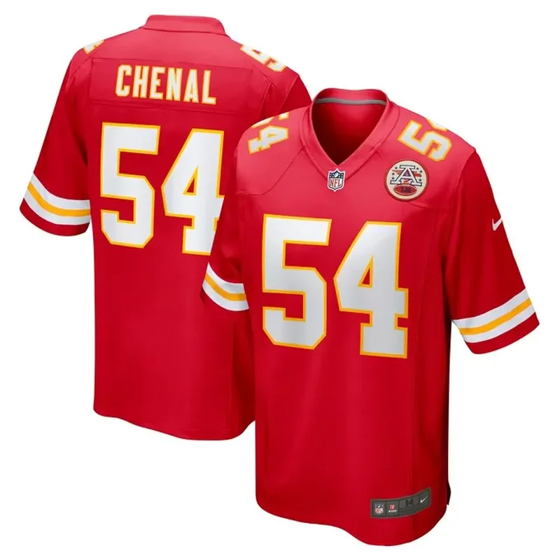George Karlaftis Kansas City Chiefs Player Game Jersey Red - Image 4