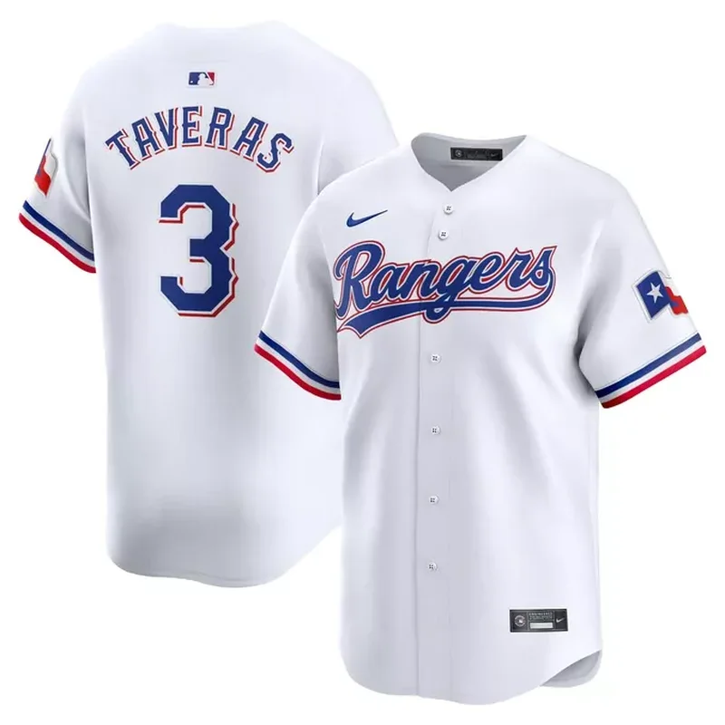 Leody Taveras Texas Rangers Home Player Jersey White