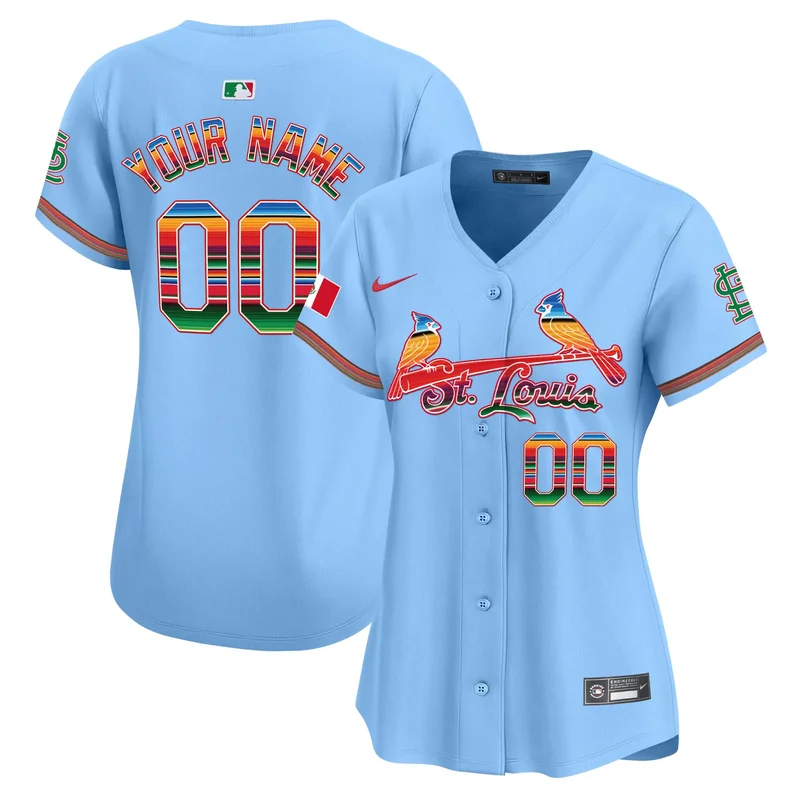 Black Giovanny Gallegos st. louis cardinals mexico jersey all stitched - Image 5