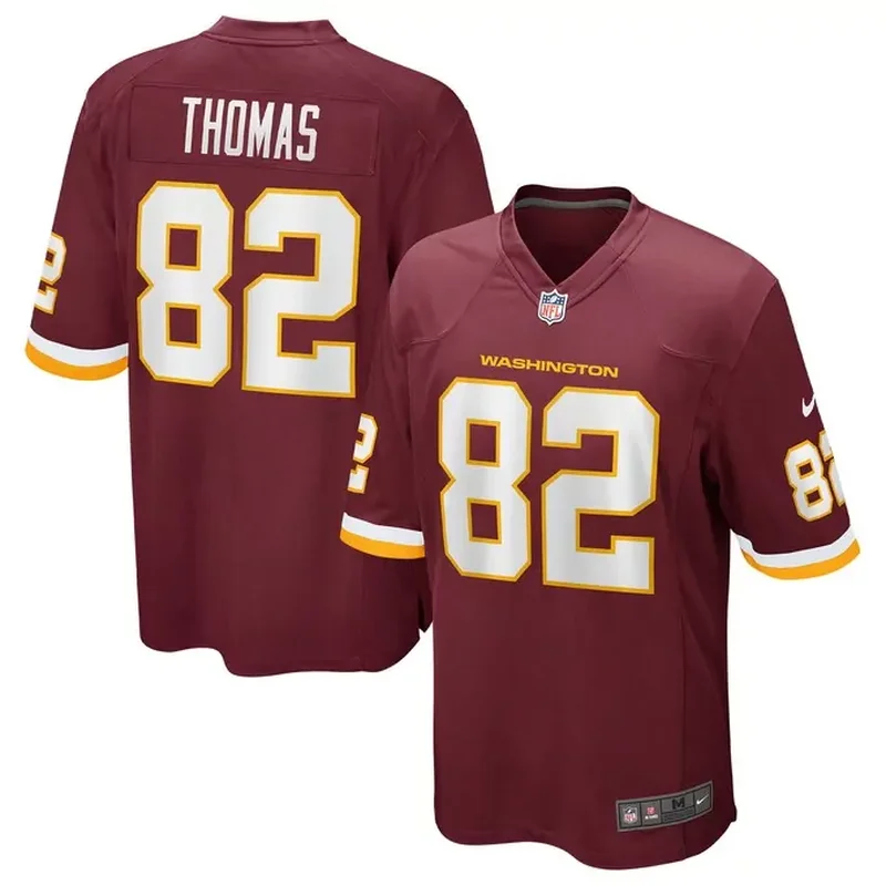 Logan Thomas Washington Commanders Football Team Game Jersey Burgundy