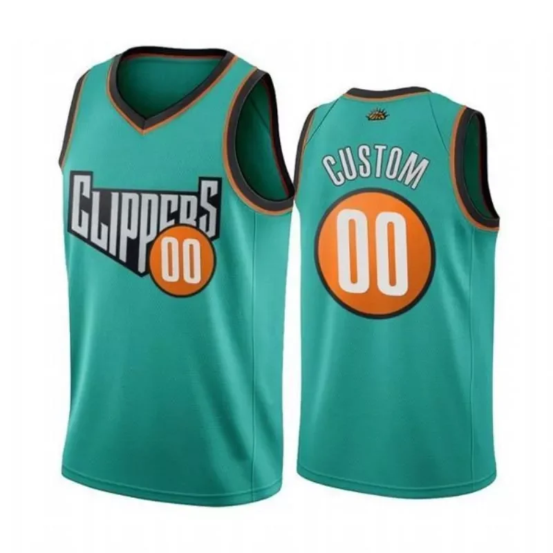 Los Angeles Clippers 2020 NBA New Arrival Personalized Custom Teal Jersey Custom Jersey