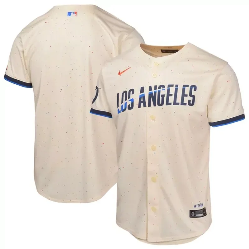 Los Angeles Dodgers 2024 City Connect Jersey Cream