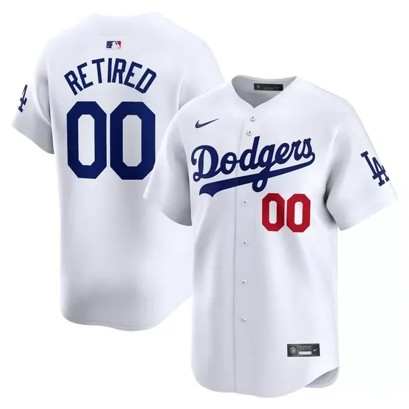 Los Angeles Dodgers Home Pick-A-Player Retired Roster Jersey White