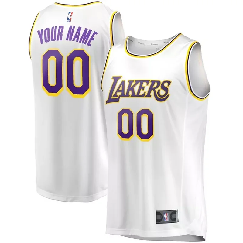 Austin Reaves Los Angeles Lakers Fast Break Player Jersey Association Edition White - Image 5