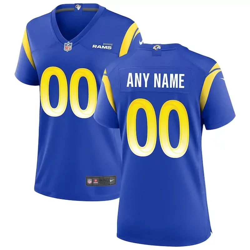 Los Angeles Rams Custom Game Jersey Royal - Image 5