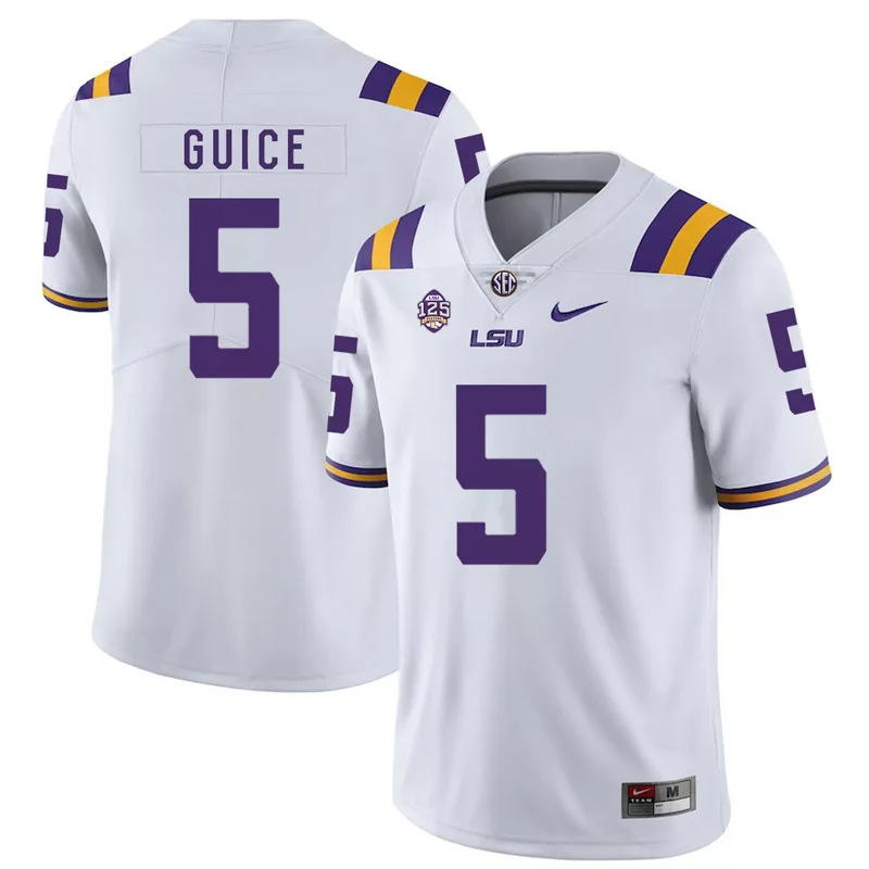 LSU Tigers 49 Barkevious Mingo Purple College Jersey - Image 4