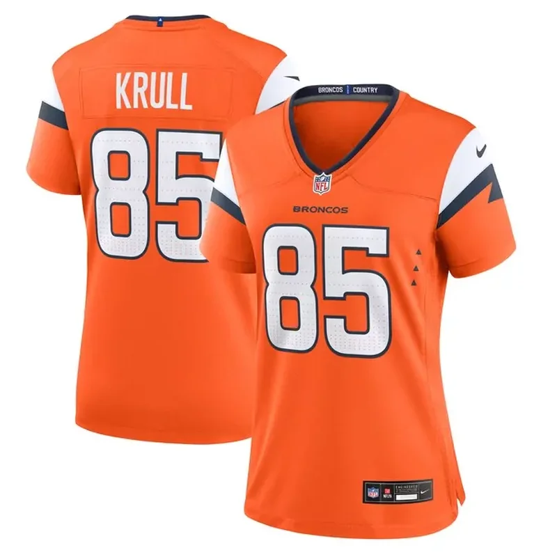 Jaleel McLaughlin Denver Broncos Mile High Collection 1977 Throwback Player Game Jersey Orange - Image 5