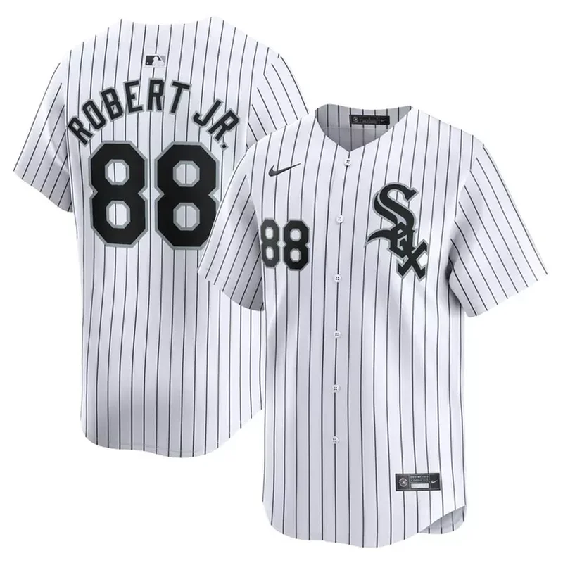 Oscar Colas Chicago White Sox Home Elite Player Jersey White - Image 2