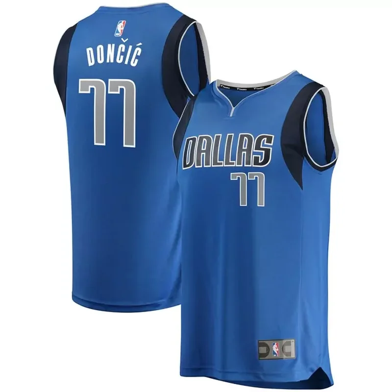 Luka Donè†·iè†° Dallas Mavericks Fast Break Jersey Blue Icon Edition