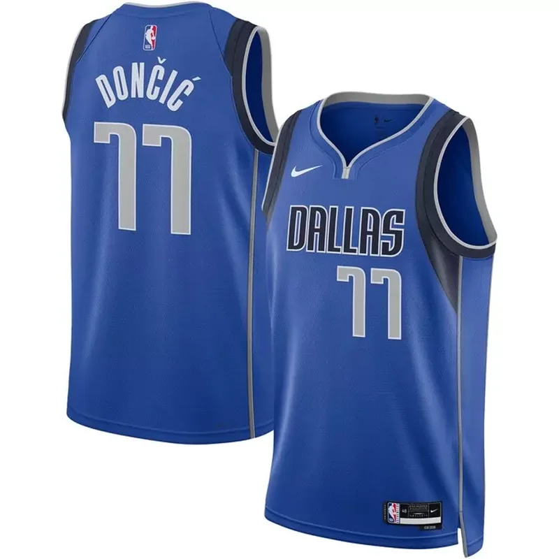 Luka Donè†·iè†° Dallas Mavericks Unisex Jersey Icon Edition Blue