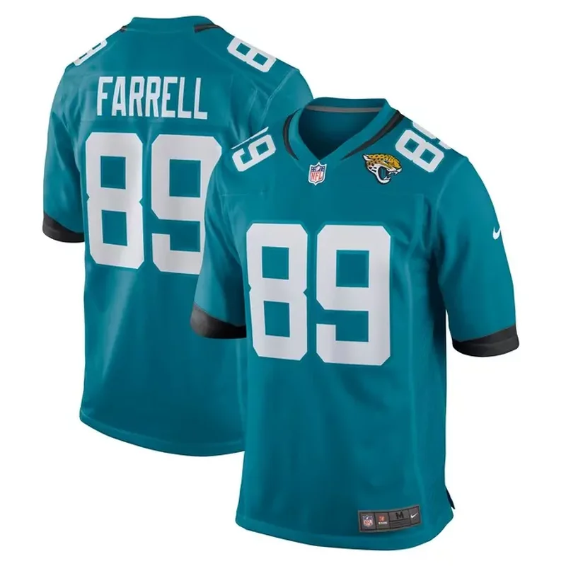 Luke Farrell Jacksonville Jaguars Game Jersey Teal